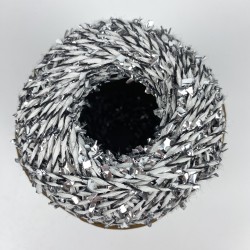 By Aynur Kos Gri Konfeti Kağıt İp