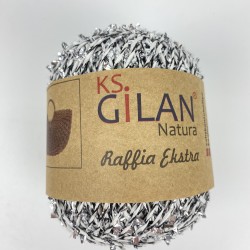 By Aynur Kos Gri Konfeti Kağıt İp