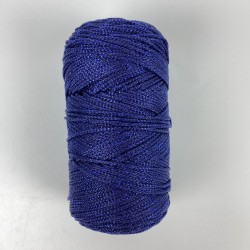 By Aynur Kos Lacivert Simli Polyester Makrome