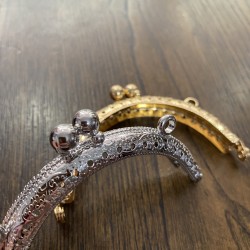 By Aynur Kos Gümüş Çanta Klipsi / Bursu 8,5 cm