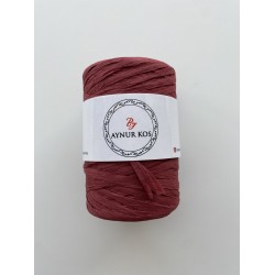 By Aynur Kos Bordo Yumuşak Örüm Yerli Rafya