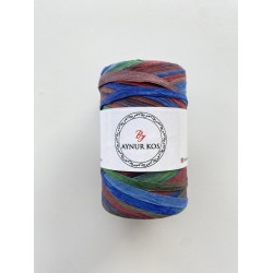 By Aynur Kos Degrade Yumuşak Örüm Rafya İp