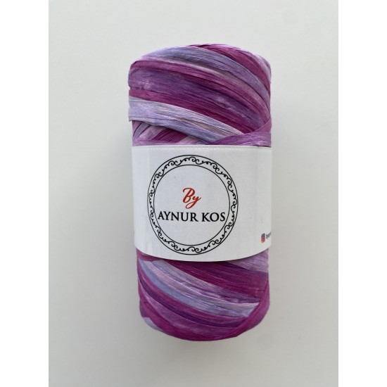 By Aynur Kos Degrade Yumuşak Örüm Rafya İp