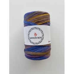 By Aynur Kos Degrade Yumuşak Örüm Rafya İp