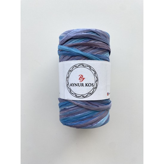 By Aynur Kos Degrade Yumuşak Örüm Rafya İp