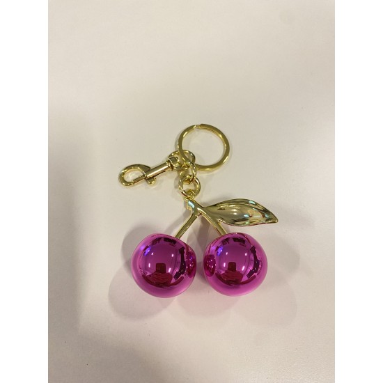 By Aynur Kos Pembe Kiraz Çanta Süsü