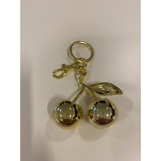 By Aynur Kos Gold Kiraz Çanta Süsü