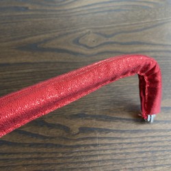 By Aynur Kos Knitme Gizli Çanta Bursu Yılan Derisi 22cm