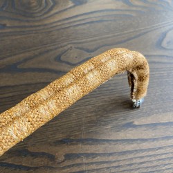 By Aynur Kos Knitme Gizli Çanta Bursu Yılan Derisi 22cm