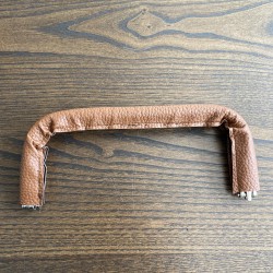 By Aynur Kos Knitme Gizli Çanta Bursu Yılan Derisi 22cm